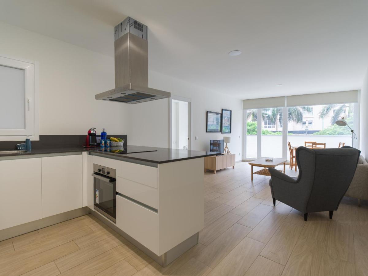 لاس بالماس دي غران كاناريا Homeforguest Modern Apartment In Las Canteras With Parking المظهر الخارجي الصورة
